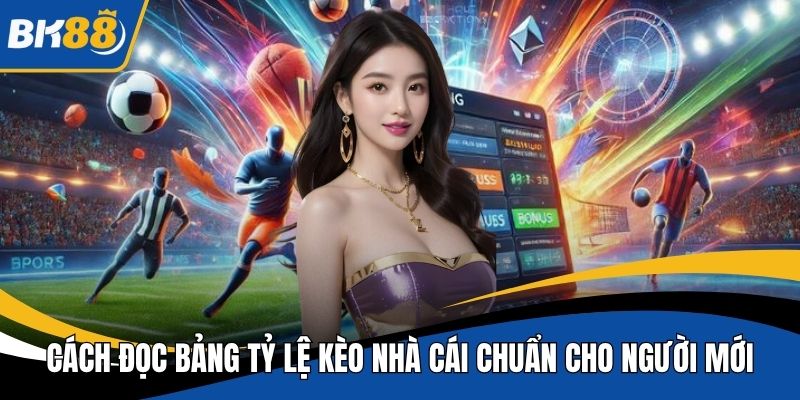 cách đọc bảng tỷ lệ kèo nhà cái