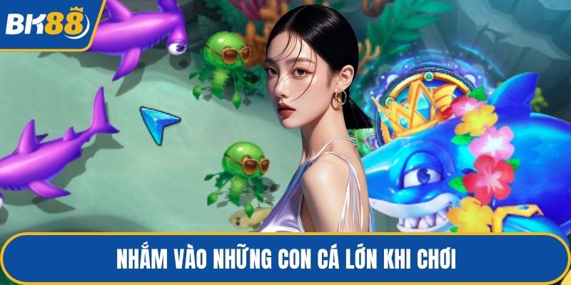 Nhắm vào những con cá lớn khi chơi